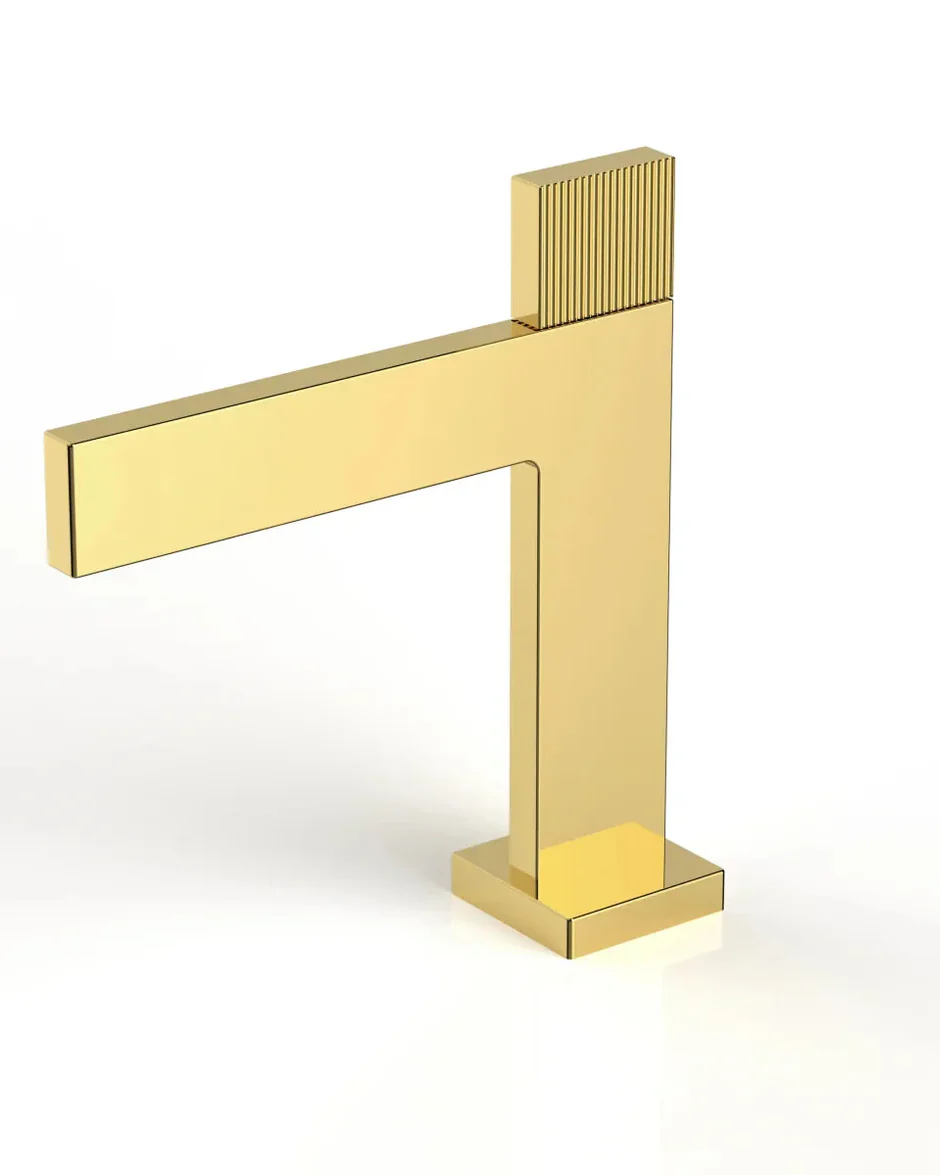 BATERII - Baterie Lavoar Slim Modern SMK5028-3 Smack Auriu