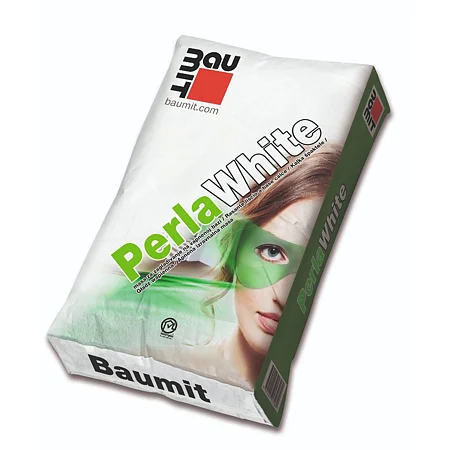 Finisaje interioare si exterioare - Tinci Baumit PerlaWhite alb 25 kg – interior/exterior