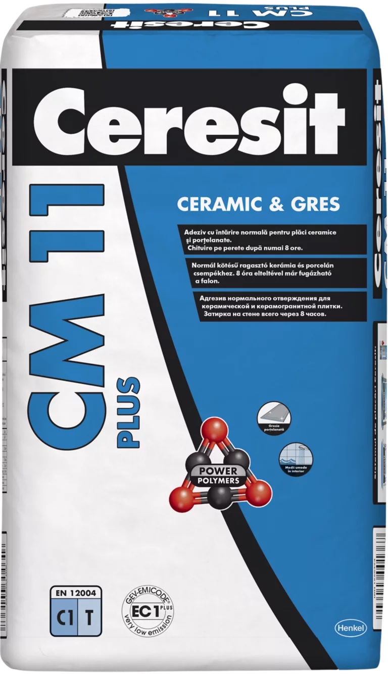 Tencuieli ,gelturi si adezivi - Ceresit CM 11 – Adeziv pentru gresie și faianță, interior/exterior, 25 kg