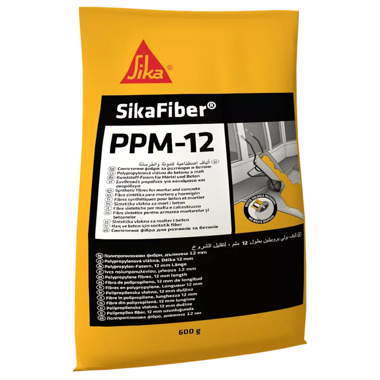 SAPA AUTONIVELANTA SI BETON - SikaFiber PPM-12 – Fibre polipropilenă pentru beton, 600 g