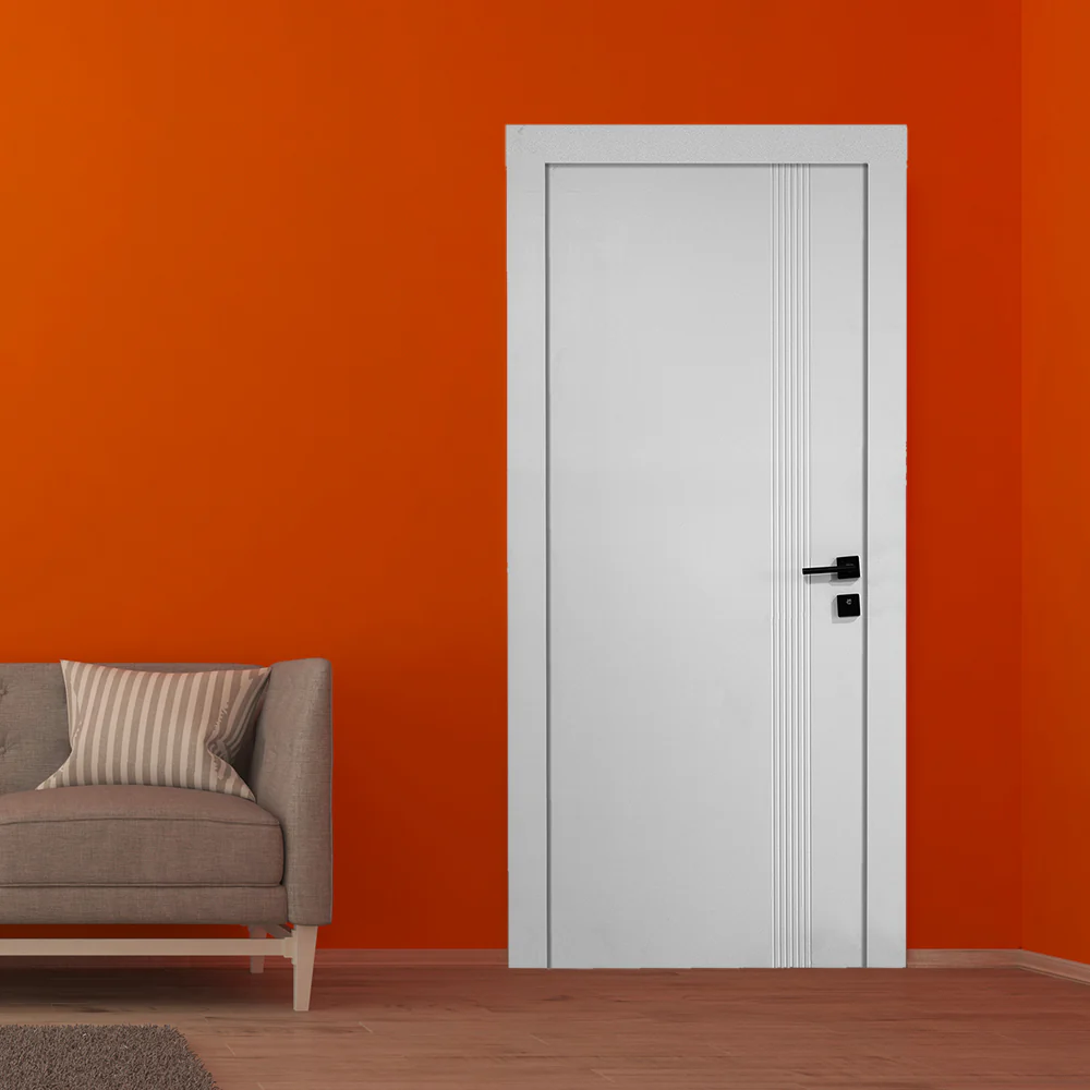 Finisaje interioare - Usa de interior cu toc reglabil JY-003 White mat