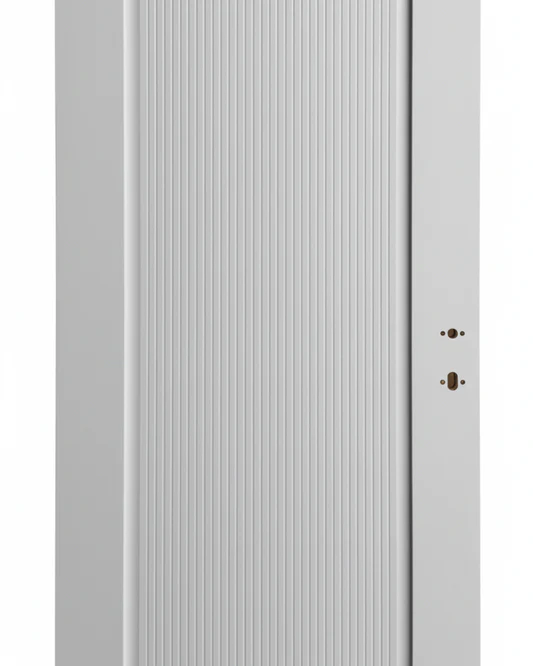 Ușă interior albă mat riflată JY‑AS‑003 [1]