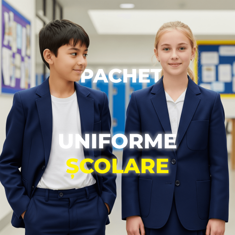 Pachet uniformă complet - Pachet uniformă școlară fete 9-10 ani