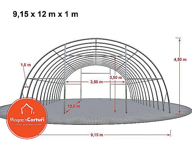  Cort Tunel Semirotund Hala-Depozitare 9.15m x 12m cu 1m intre arce [2]