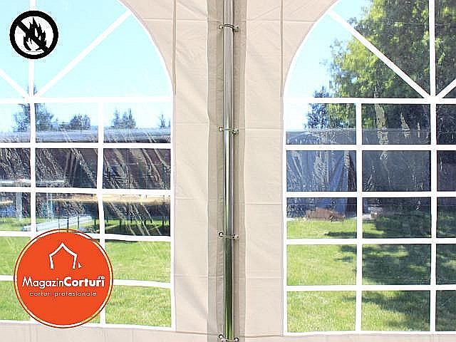 Cort Evenimente 8x16 m Profesional Plus 2 m Alb [4]
