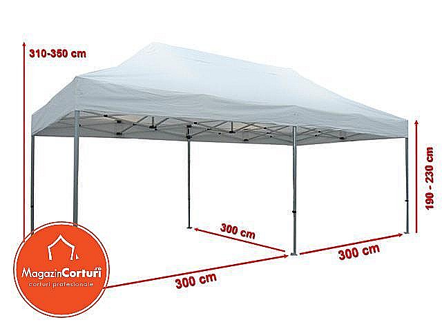 Cort pliabil 3 x 6m POP UP Premium [2]