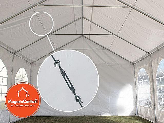 Cort Evenimente 4x6 m Premium 2 m Alb [12]