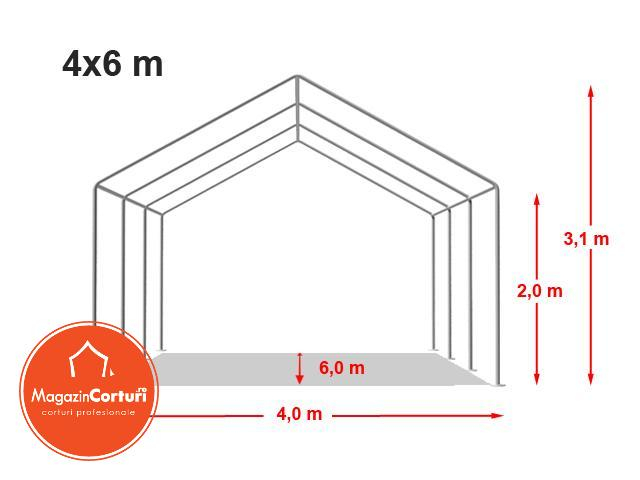 Cort Depozitare Industrial 4x6 m Eco Plus [2]