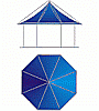 Pagode - Pagoda 4,10m Octagonal Light