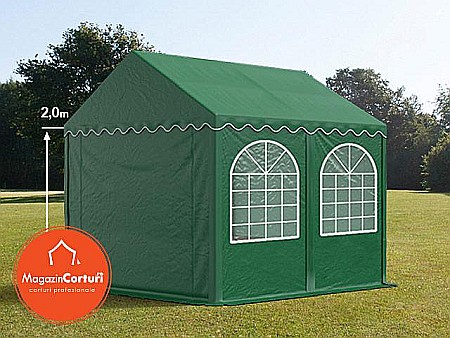 Corturi evenimente - Cort Evenimente 3x4 m Profesional 2 m Verde inchis