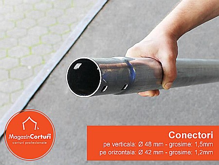 Cort Depozitare 10x20 m cu intrare 4x4 m [8]