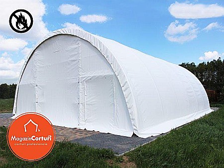 Cort tunel industrial -  Cort Tunel Semirotund Hala-Depozitare 9.15m x 26m cu 2m intre arce