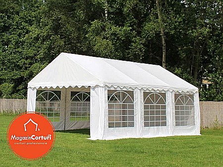 Cort Evenimente 3x4m Eco Alb cu Rosu [6]