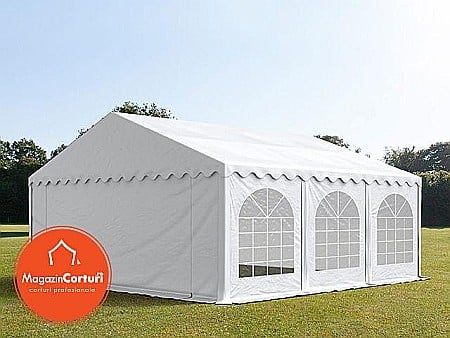 Cort Evenimente 6x6 m Premium 2 m Alb [0]