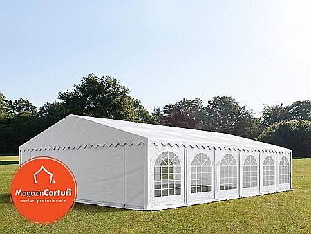 Corturi evenimente - Cort Evenimente 8x12 m Premium 2 m Alb