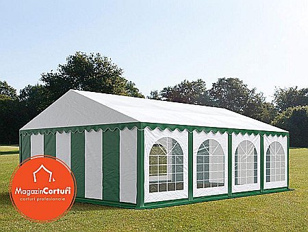 Cort evenimente 5 x 8 - Cort Evenimente 5x8 m Premium 2 m Alb Verde