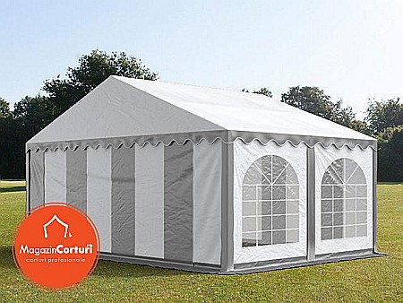 Corturi evenimente - Cort Evenimente 5x4 m Premium 2 m Alb Gri