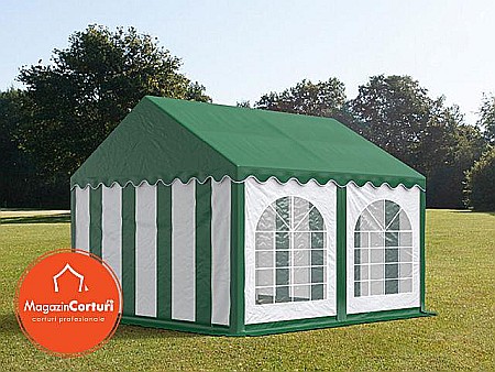 Cort Evenimente 4x4 m Premium 2 m Alb [6]