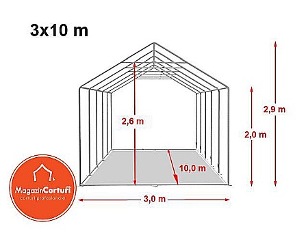 Cort Evenimente 3 x 10m Premium [1]