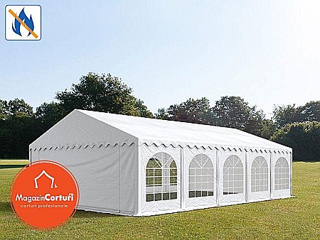 Corturi evenimente - Cort Evenimente 6x10 m Premium Plus 2 m Alb