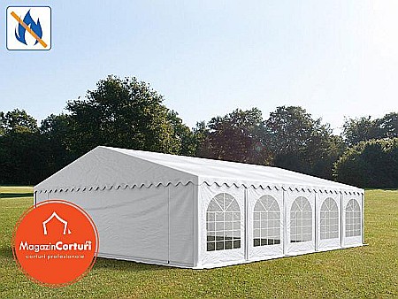 Cort Evenimente 8x10 m Premium Plus 2 m Alb