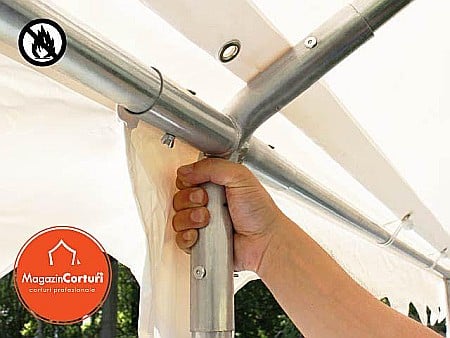  Cort Evenimente 4 x 6m Premium Plus 2 m Alb [5]