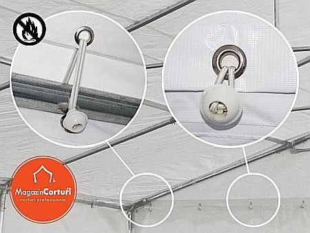  Cort Evenimente 4 x 6m Premium Plus 2 m Alb [7]