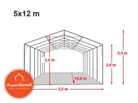 5 x 12 Cort Industrial și Depozitare Profi XXL [1]
