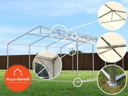 Cort Depozitare Industrial 6x8 m XXL Profi 2,6 m Ignifugat [3]