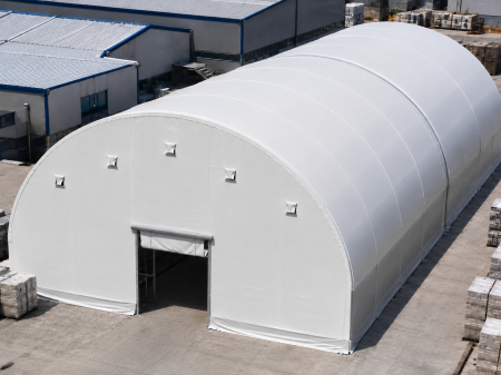 Cort tunel industrial - Cort pe Structura Metalica 27 m x 48 m