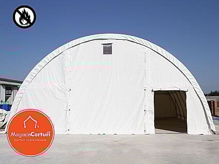 Cort tunel industrial -  Cort Tunel Semirotund Hala-Depozitare 9.15m x 12m cu 2m intre arce