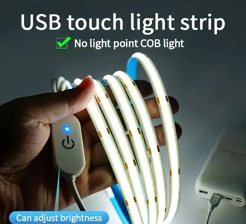 Banda Led Usb 5v 3000k 3m - Control Tactil [3]