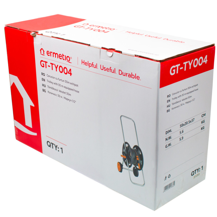 Carucior cu furtun 30m echipat Ermetiq [3]