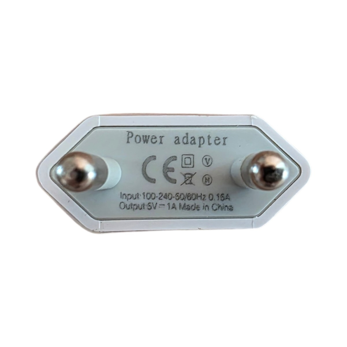 Incarcator de retea 220V, 1x USB, 5V/1A, alb [3]