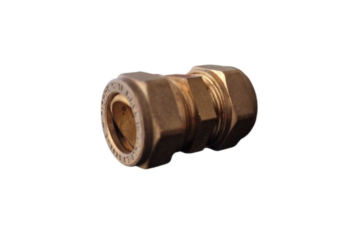 Mufa compresie cu inel, alama, pentru teava de cupru 18 mm [2]