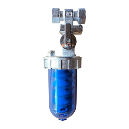 Filtre apa si cartuse - Filtru anticalcar orizontal pentru centrala 1/2", Everline, EVP-WDH12
