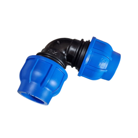 PEHD - Fitinguri compresiune - Cot compresiune PEHD, 90 grade