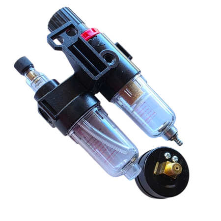 Filtru compresor cu regulator și lubrificator AFC-2000, 1/4" [1]
