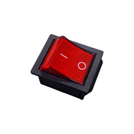 Electrice - Intrerupator lat 4 papuci 220V 15A Rosu