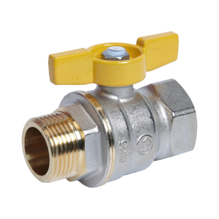 Sanitare - Robinet gaz standard, Giacomini, 1/2” MF