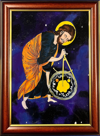 Tablouri - Tablou decorativ înrămat – Arhitectul Universului (35×25 cm)