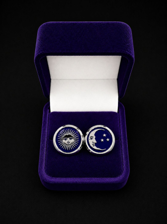 Butoni/ Cufflinks - Butoni Soarele si  Luna