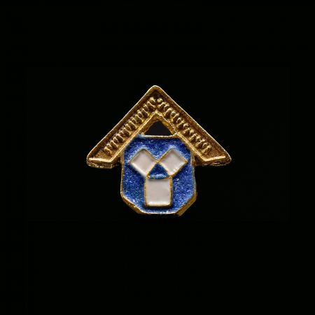 Insigne - Insignă Echer / MVT (albastru-alb, auriu)