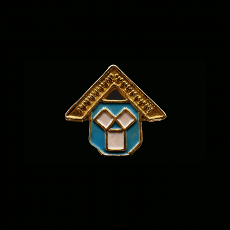 Insigne - Insignă Echer / MVT (bleu-alb, auriu)