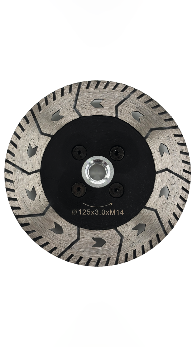 Disc diamantat E-VDS pentru tăiere și frezare - 125 mm – 2 în 1 [1]