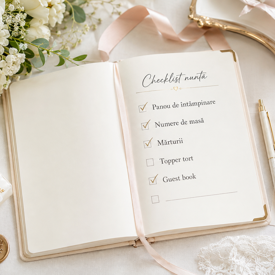 Checklist nuntă: toate accesoriile de care ai nevoie