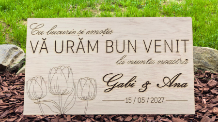 Nunta - Panou Intampinare Invitati