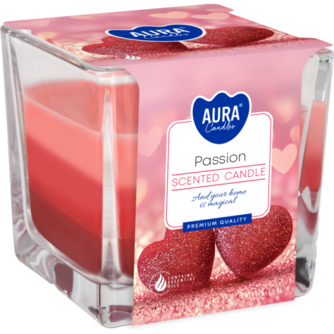 Lumanari Parfumate - Lumânare parfumată AURA Passion  – eleganță și relaxare pentru casa ta