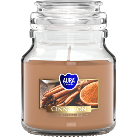Lumanari Parfumate - Lumânare parfumată în borcan din sticlă  Cinnamon