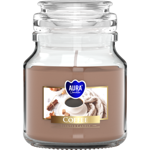 Lumanari Parfumate - Lumânare parfumată în borcan din sticlă Coffee